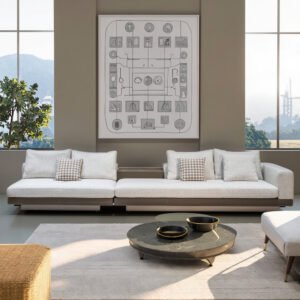 New Design Wholesale Italian Style Compressed Sofa Comfortable Sofa Cheap Sofa for Indoor